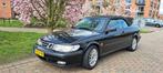 Saab 9-3 2.0 T Cabrio 1999 Zwart, Auto's, Saab, Origineel Nederlands, Te koop, Cruise Control, 2000 cc