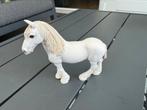 Schleich Shire paard - wit, Verzamelen, Dierenverzamelingen, Ophalen of Verzenden, Zo goed als nieuw, Paard, Beeldje of Figuurtje