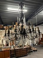 Bronzen kristal luchter, Antiek en Kunst, Ophalen