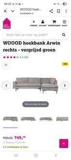 Hoekbank Wood leenbakker, Huis en Inrichting, Banken | Bankstellen, Ophalen, 250 tot 300 cm, Gebruikt, Hoekbank