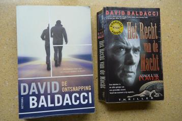  2x David Baldacci De ontsnapping + Het recht van de macht beschikbaar voor biedingen