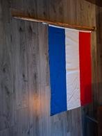 vlag met houten mast is 115 cm x 90 cm. steel lengte 160 cm, Watersport en Boten, Ophalen, Gebruikt