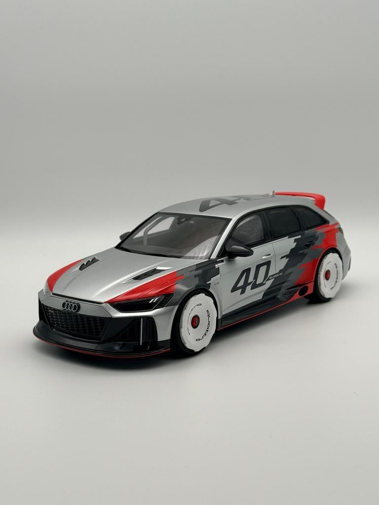 GT Spirit Audi RS6 GTO concept 1:18, Hobby en Vrije tijd, Modelauto's | 1:18, Ophalen of Verzenden, Zo goed als nieuw, Auto, Overige merken