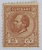 Suriname 1873 - nvph 11 - Koning Willem III, Postzegels en Munten, Postzegels | Suriname, Ophalen of Verzenden, Postfris