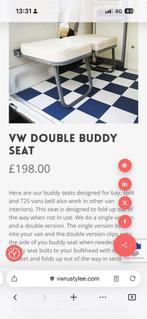 VW Double Buddy Seat - Klapstoel, Ophalen of Verzenden, Nieuw, Volkswagen