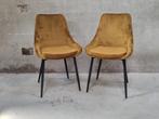 !!OPRUIMING!! Set van 2 okergele stoelen nieuw., Niet ingevuld, Twee, Overige kleuren, Niet ingevuld