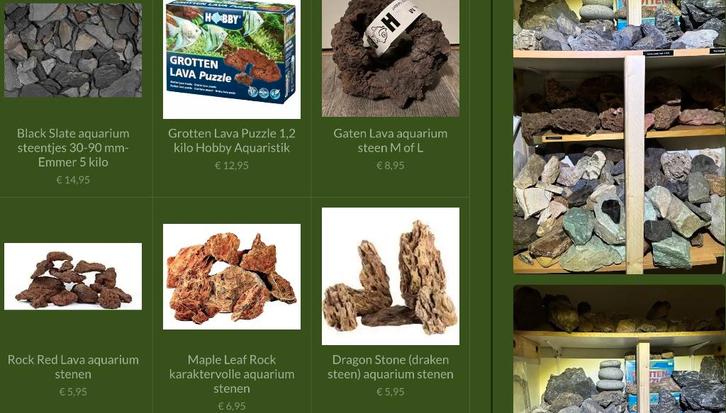 Aquarium stenen, Dieren en Toebehoren, Vissen | Aquaria en Toebehoren, Nieuw, Plant(en), Steen of Hout, Ophalen of Verzenden