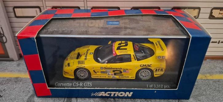 1.43 chevrolet corvette c5-r #2, Hobby en Vrije tijd, Modelauto's | 1:43, Zo goed als nieuw, Auto, Overige merken, Ophalen of Verzenden