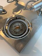 Plafondlamp met 4 LED Spots - Zilverkleurig, Ophalen, Zo goed als nieuw, Metaal