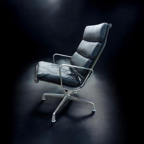 Eames ea216 lounge chair herman miller vitra softpad, Huis en Inrichting, Bureaustoelen, Gebruikt, Zwart, Ophalen of Verzenden