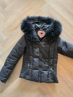 Jacky Luxury Winterjas Zwart - Maat M - ski jas - bontjas, Maat 38/40 (M), Zwart, Ophalen of Verzenden, Jacky Luxury