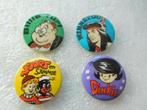 4 x button Sjors van de Rebellenclub, Verzamelen, Speldjes, Pins en Buttons, Ophalen of Verzenden, Zo goed als nieuw, Overige onderwerpen