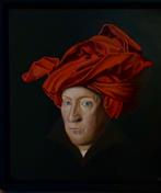 Man met Tulband. Olieverf schilderij., Antiek en Kunst, Kunst | Schilderijen | Klassiek, Ophalen of Verzenden