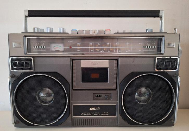 Audio Sonic Radio Cassette Recorder (TBS 5070), Audio, Tv en Foto, Radio's, Gebruikt, Transistorradio, Ophalen of Verzenden