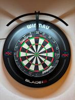 Complete Darts set - Dartbord + Suround + Licht + Mat + Oche, Ophalen of Verzenden, Gebruikt, Overige typen