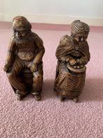 Stenen Beeldje Oud Echtpaar, Ophalen of Verzenden