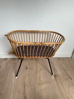 Vintage rotan poppenbedje, Ophalen, Gebruikt, Babypop