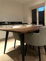 Eikenhouten boomstam tafel 200cm, Huis en Inrichting, Tafels | Eettafels, Ophalen, Eikenhout, 200 cm of meer, 50 tot 100 cm