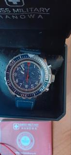 Swiss Military Hanowa,herenhorloge, Ophalen of Verzenden, Zo goed als nieuw, Staal, Overige merken