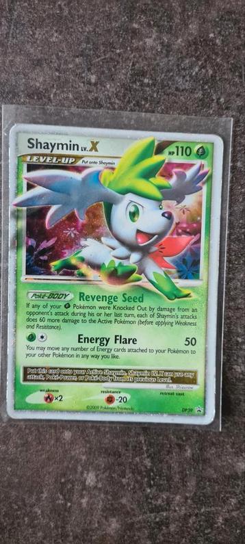 Pokemonkaart Shaymin X beschikbaar voor biedingen