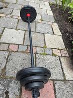 Bodypump stang+ gewichten, Sport en Fitness, Fitnessmaterialen, Ophalen, Zo goed als nieuw