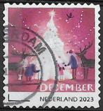 2023, NVPH 4156 - Decemberzegel, Verlichte kerstboom {A230}, Ophalen of Verzenden, Na 1940, Gestempeld