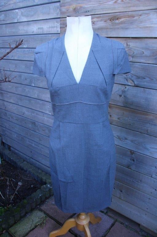 Jurk grijs Barbara Schwarzer mt 36 Vaste prijs, Kleding | Dames, Jurken, Zo goed als nieuw, Maat 36 (S), Grijs, Knielengte, Ophalen of Verzenden