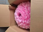 Roze veren hanglamp nieuw, Huis en Inrichting, Lampen | Hanglampen, Hje@jj.nl, Mm, Nieuw, Ophalen of Verzenden
