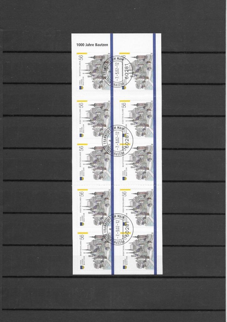 BRD, 2002, MH 48, gestempeld., Postzegels en Munten, Postzegels | Europa | Duitsland, Gestempeld, BRD, Verzenden