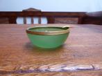 Vintage opaline asbak met vergulde rand, Murano, Ophalen of Verzenden