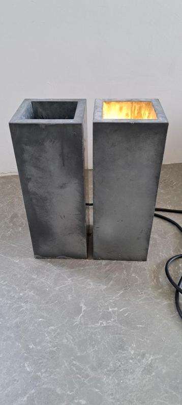 2 design vloerlampen