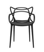 Kartell Master stoelen zwart (4) by Philippe Starck, Huis en Inrichting, Stoelen, Ophalen, Kunststof, Gebruikt, Zwart