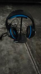 Gaming headset met LED standaard, Ophalen of Verzenden, Gaming headset, Zo goed als nieuw