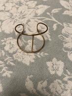 Gouden Look Manchet Armband, Sieraden, Tassen en Uiterlijk, Armbanden, Ophalen of Verzenden, Zo goed als nieuw, Goud, Overige materialen