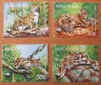 Maleisië, WWF serie Nevelpanter, Postzegels en Munten, Verzenden, Postfris, Dier of Natuur