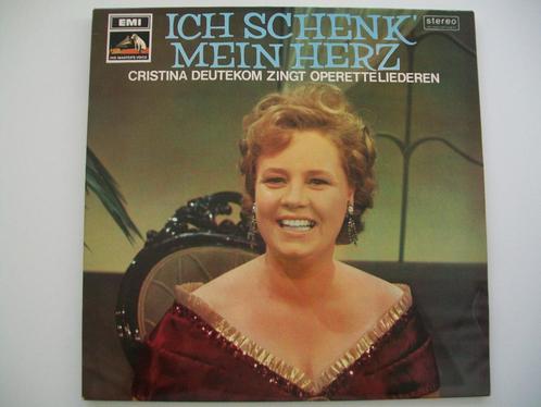 LP Cristina Deutekom operetteliederen Ich schenk mein Herz, Cd's en Dvd's, Vinyl | Klassiek, Zo goed als nieuw, Opera of Operette