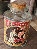 Terrot dijon cycles glazen pot met kurk/ art deco, Ophalen of Verzenden