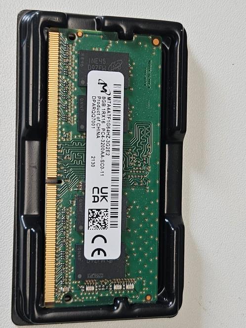 Micron 8GB PC4-3200AA laptop geheugen, Computers en Software, RAM geheugen, Gebruikt, Laptop, 8 GB, DDR4, Verzenden