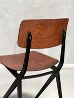 Marko schoolstoelen 5x Ynske Kooistra vintage prijs p/stuk, Vijf, Zes of meer stoelen, Metaal, Gebruikt, Vintage