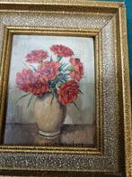 schilderij bloemen H Schallenberg in gouden lijst, Ophalen of Verzenden, 'T Olde Gre-j, Info@toldegrej.nl, Endepoelstraat 20f Didam