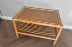 Rotan tafeltje bamboe bijzettafel salontafel, Ophalen, Gebruikt