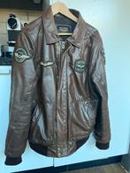 PME Legend Leren Pilotenjas - Zo Goed Als Nieuw!, Kleding | Heren, Ophalen of Verzenden, Zo goed als nieuw, Maat 52/54 (L), Bruin