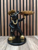 Franse bulldog met dienblad. Bully, goud,, Ophalen of Verzenden, Nieuw, Dier