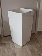 🪴 🌴 Zeer nette, witte LECHUZA       PLANTENBAK  CUBICO  40, Tuin en Terras, Ophalen, Kunststof, Minder dan 60 cm, Vierkant