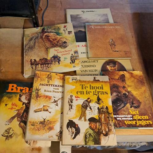 8 Rien Poortvliet Braaf Te hooi en te gras Brieschend paard, Boeken, Prentenboeken en Plaatjesalbums, Ophalen of Verzenden