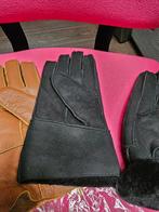 handschoenen winterwarme schapenvacht bont L/XL leder Suède, Verzenden, Nieuw, Maat 46/48 (XL) of groter, Handschoenen
