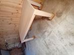Grote houten tafel 240 x 100 cm nieuw onbehandeld, Huis en Inrichting, Ophalen, Gebruikt, 200 cm of meer, 50 tot 100 cm