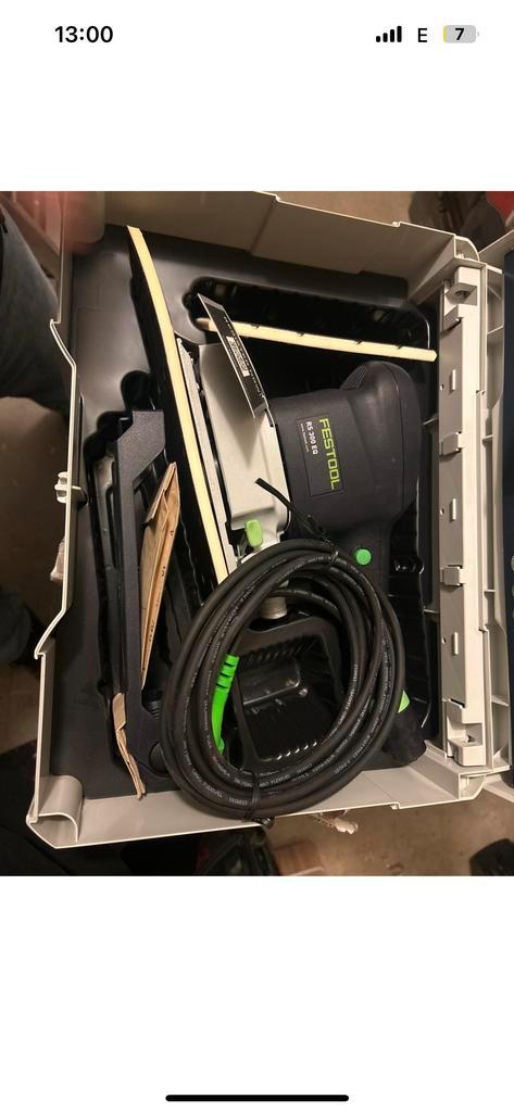 Nieuwe Festool RS 300 EQ Vlakschuurmachine, Doe-het-zelf en Verbouw, Gereedschap | Schuurmachines, Nieuw, Vlakschuurmachine, Minder dan 600 watt
