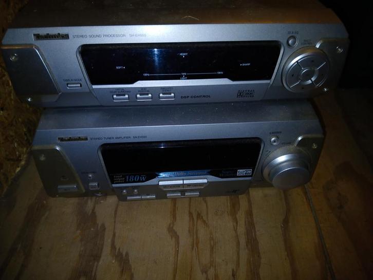 Technics EH550 Stereo Tuner Versterker & Sound Processor, Audio, Tv en Foto, Versterkers en Receivers, Gebruikt, Stereo, 60 tot 120 watt
