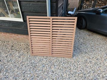 Evolar achterplaat airco / warmtepomp omkasting teak L large beschikbaar voor biedingen